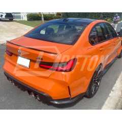 OEM Style Dry Carbon Fiber Rear Splitter For BMW G82 M4 G80 M3 2020-2024