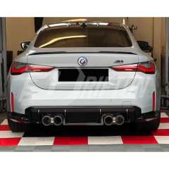 M Style Dry Carbon Fiber Trunk Spoiler Rear Wing For BMW G80 M3 G82 M4 2020-2024