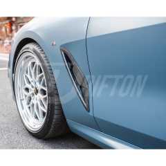 Dry Carbon Fiber Fender Side Vents Trim Cover For BMW 8 Series G14 G15 G16 2018-2025