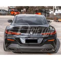 PSM Style Dry Carbon Fiber Rear Spoiler Trunk Wing For BMW 8 Series G14 G15 G16 2018-2025