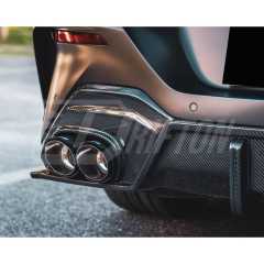 TAKD Style Dry Carbon Fiber Rear Diffuser For BMW 8 Series G14 G15 G16 2018-2025