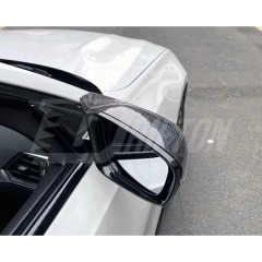 M4 Style Dry Carbon Fiber Replacement Mirror Cover For BMW 8 Series G14 G15 G16 2018-2025