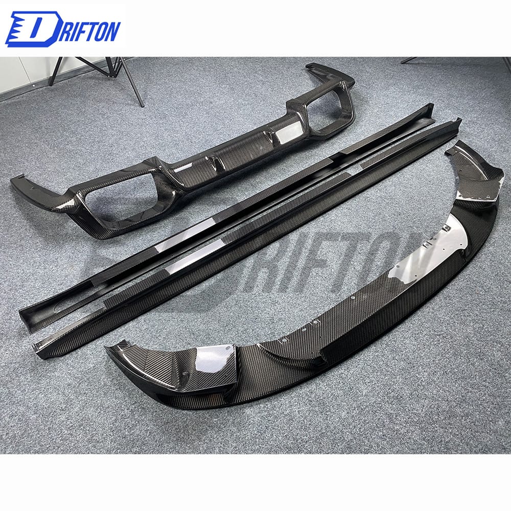 3D Style Dry Carbon Fiber Aero Body Kit For BMW F98 X4M 2019-2021