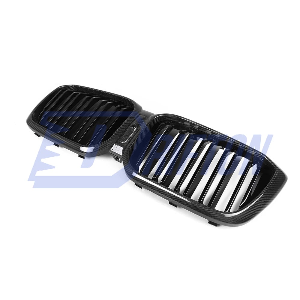 Dry Carbon Fiber Replacement Front Grille For BMW F97 X3M LCI 2019-2024