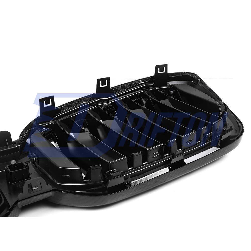 Dry Carbon Fiber Replacement Front Grille For BMW F97 X3M LCI 2019-2024