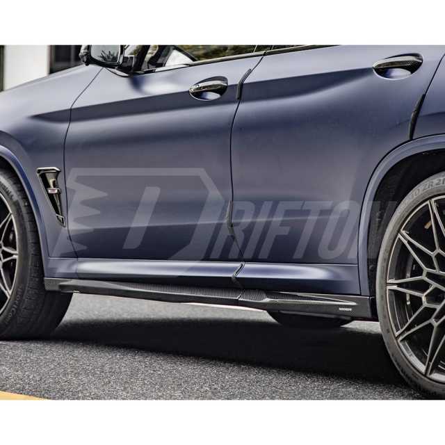 SQ Style Dry Carbon Fiber Side Skirt For BMW F97 X3M F98 X4M LCI 2019-2024