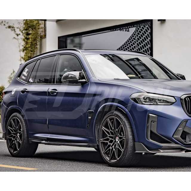 SQ Style Dry Carbon Fiber Side Skirt For BMW F97 X3M F98 X4M LCI 2019-2024