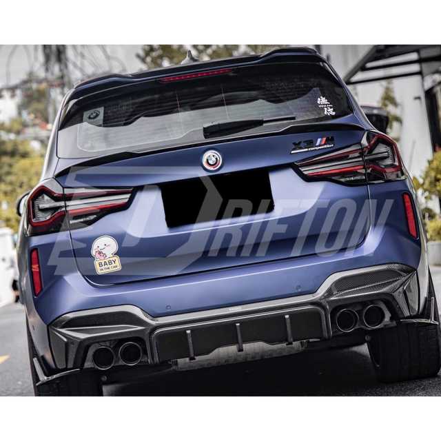 F97/F98 X3M, X4M SQ Style Dry Carbon Front Side Vents main image 1