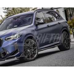 SQ Style Dry Carbon Fiber Side Skirt For BMW F97 X3M F98 X4M LCI 2019-2024