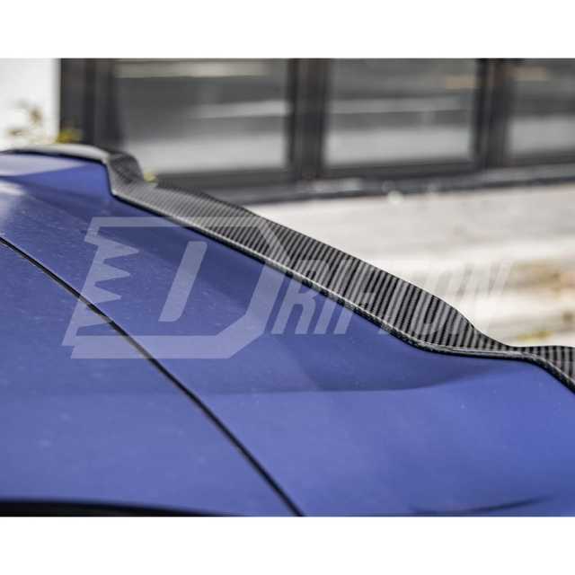 SQ Style Dry Carbon Fiber Roof Spoiler Wing For BMW F97 X3M LCI 2019-2024