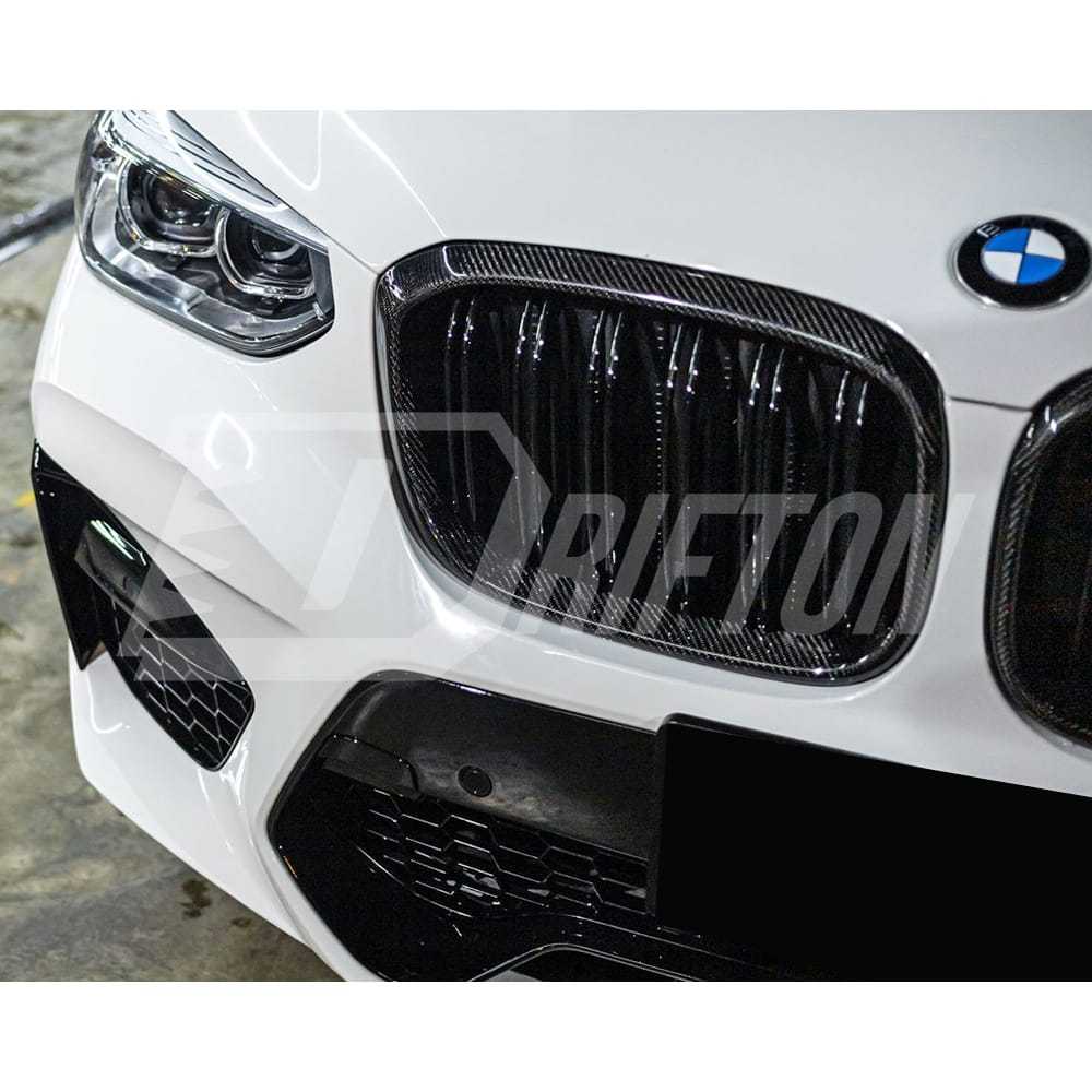 Dry Carbon Fiber Front Grille For BMW F97 X3M F98 X4M 2019-2021
