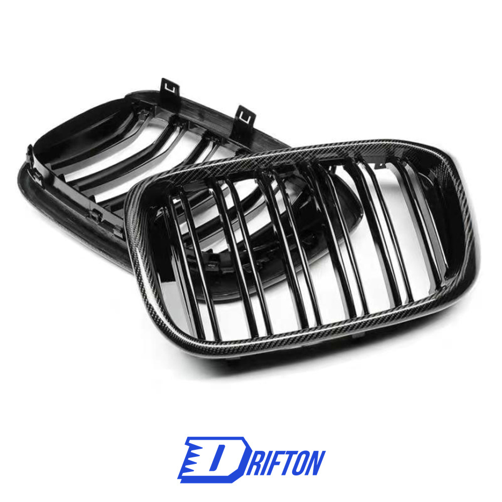 Dry Carbon Fiber Front Grille For BMW F97 X3M F98 X4M 2019-2021