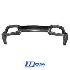 3D Style Carbon Fiber Rear Diffuser For BMW F98 X4M 2019-2021