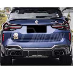 SQ Style Dry Carbon Fiber Rear Diffuser For BMW F97 X3M LCI 2022-2024