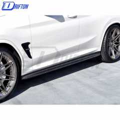 3D Style Carbon Fiber Side Skirt For BMW F97 X3M F98 X4M 2019-2021