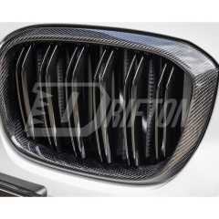 Dry Carbon Fiber Front Grille For BMW F97 X3M F98 X4M 2019-2021