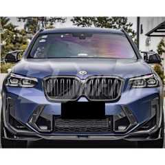 Dry Carbon Fiber Replacement Front Grille For BMW F97 X3M F98 X4M LCI 2019-2024