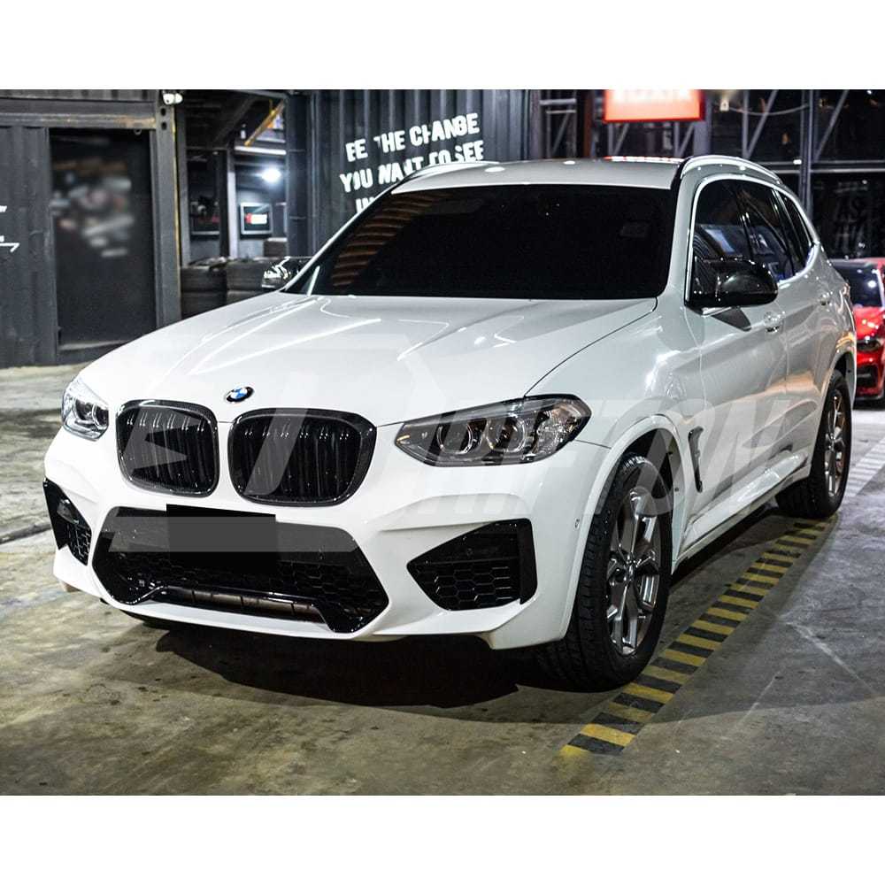 Dry Carbon Fiber Front Grille For BMW F97 X3M F98 X4M 2019-2021