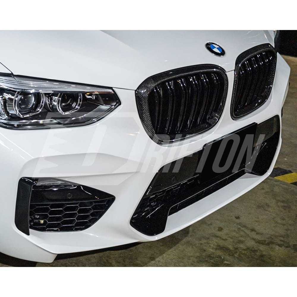 Dry Carbon Fiber Front Grille For BMW F97 X3M F98 X4M 2019-2021