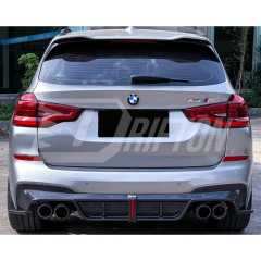 Karbel Style Dry Carbon Fiber LED Brake Light Rear Diffuser For BMW F97 X3M 2019-2021