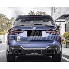 SQ Style Dry Carbon Fiber Rear Spoiler Wing For BMW F97 X3M LCI 2019-2024