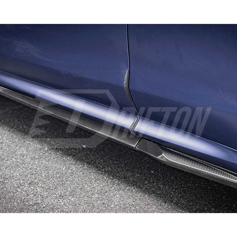 SQ Style Dry Carbon Fiber Side Skirt For BMW F97 X3M F98 X4M LCI 2019-2024