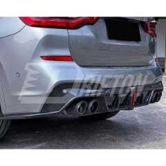 Karbel Style Dry Carbon Fiber LED Brake Light Rear Diffuser For BMW F97 X3M 2019-2021