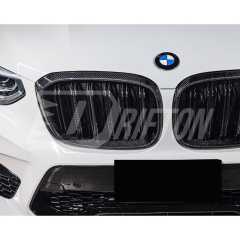 Dry Carbon Fiber Front Grille For BMW F97 X3M F98 X4M 2019-2021