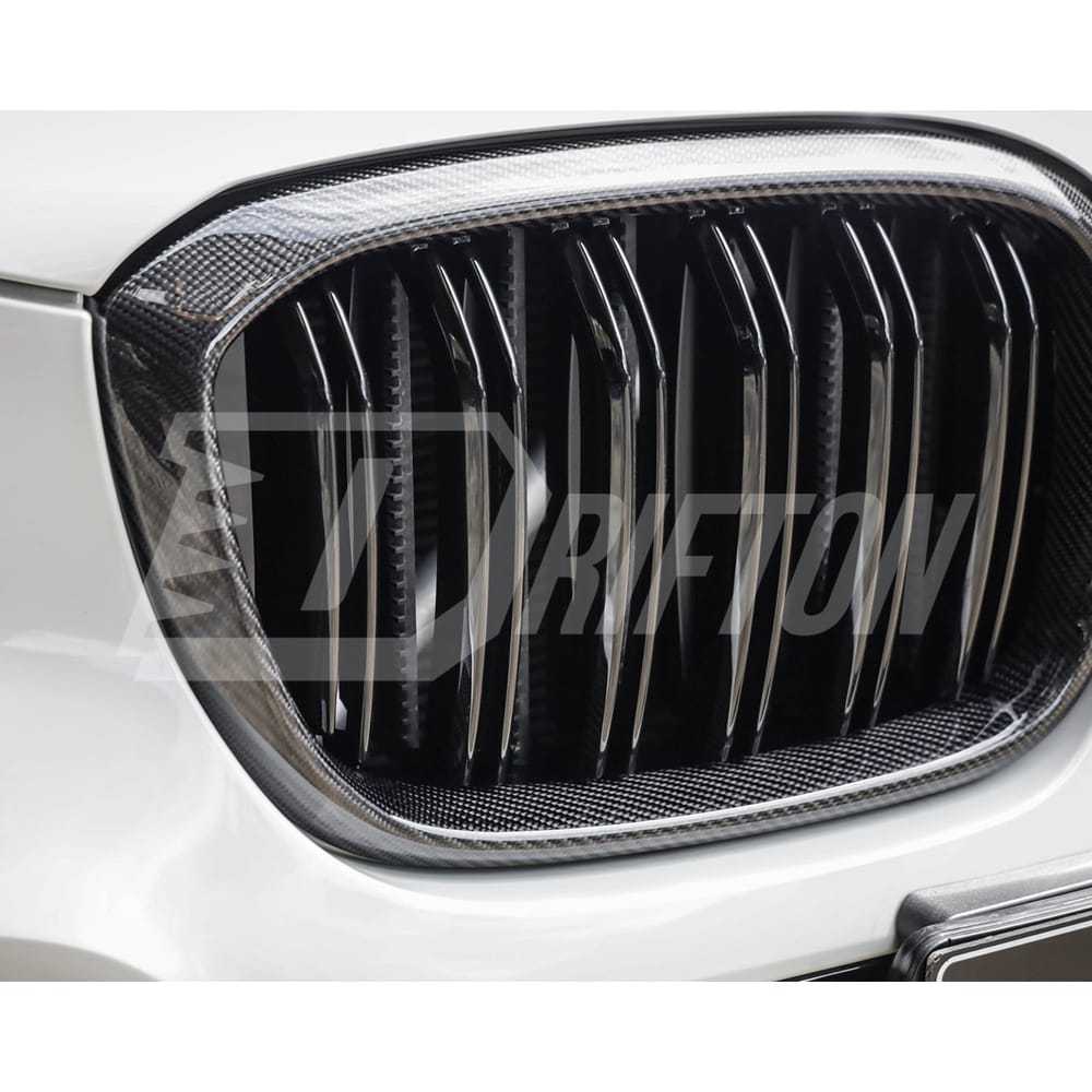 Dry Carbon Fiber Front Grille For BMW F97 X3M F98 X4M 2019-2021