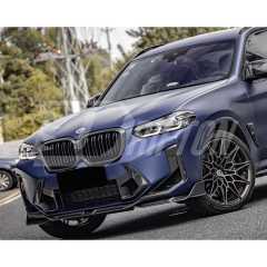 SQ Style Dry Carbon Fiber Front Lip For BMW F97 X3M F98 X4M LCI 2022-2024