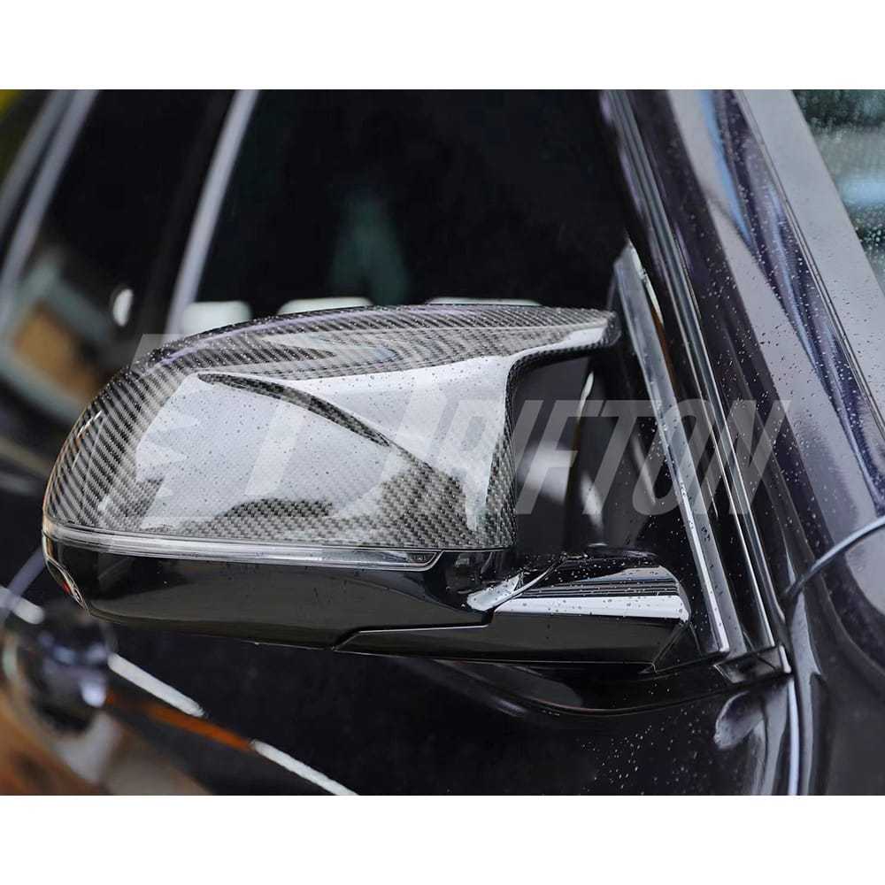 Dry Carbon Fiber Replacement Mirror Cap For BMW F97 X3M F98 X4M 2019-2021