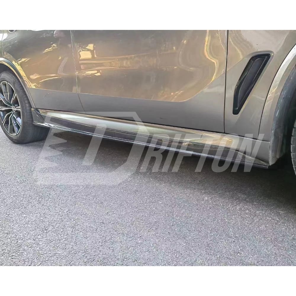 LD Style Carbon Fiber Side Skirt For BMW F95 X5M 2019-2023