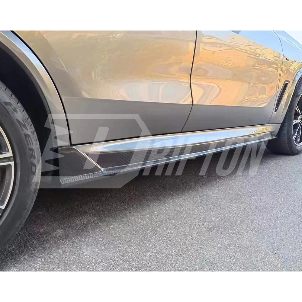 LD Style Carbon Fiber Side Skirt For BMW F95 X5M 2019-2023