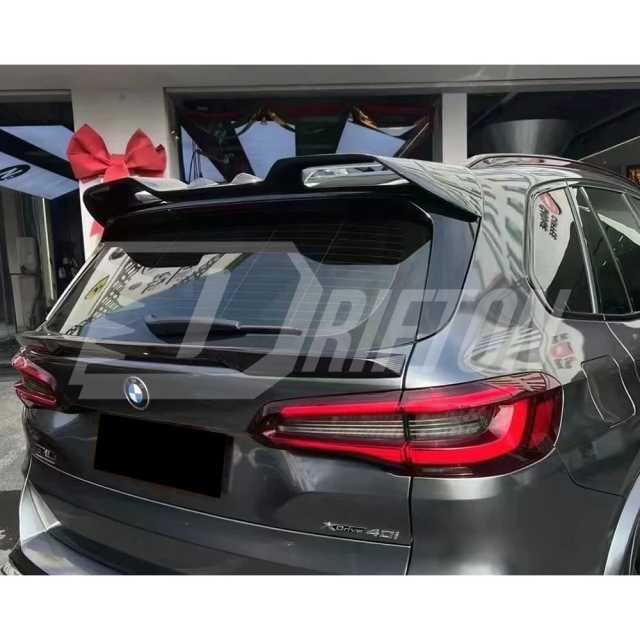 LD Style Carbon Fiber Roof Spoiler For BMW F95 X5M 2019-2023