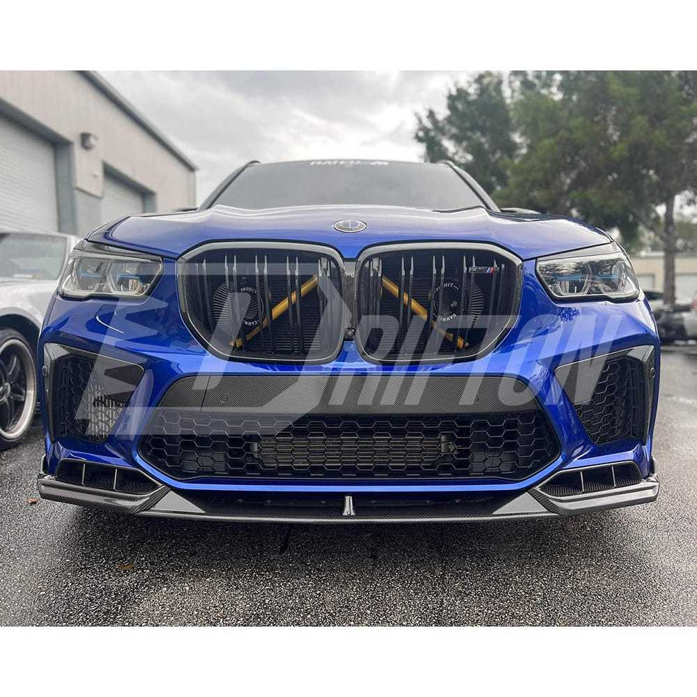 LD Style Carbon Fiber Front Lip For BMW F95 X5M 2019-2023