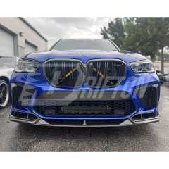 LD Style Carbon Fiber Front Lip For BMW F95 X5M 2019-2023
