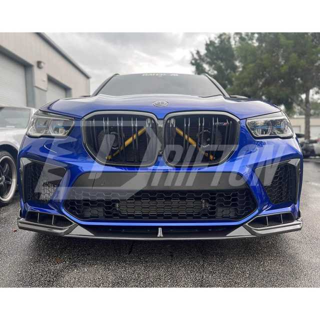 LD Style Carbon Fiber Front Lip For BMW F95 X5M 2019-2023