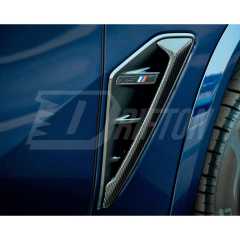 Carbon Fiber Fender Vent Cover Trims For BMW F95 X5M 2019-2023