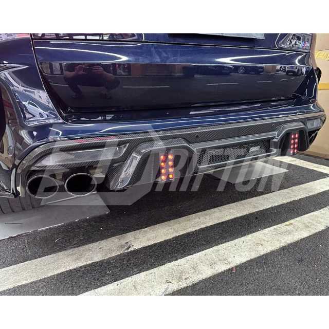 LD Style Carbon Fiber Rear Diffuser For BMW F95 X5M 2019-2023