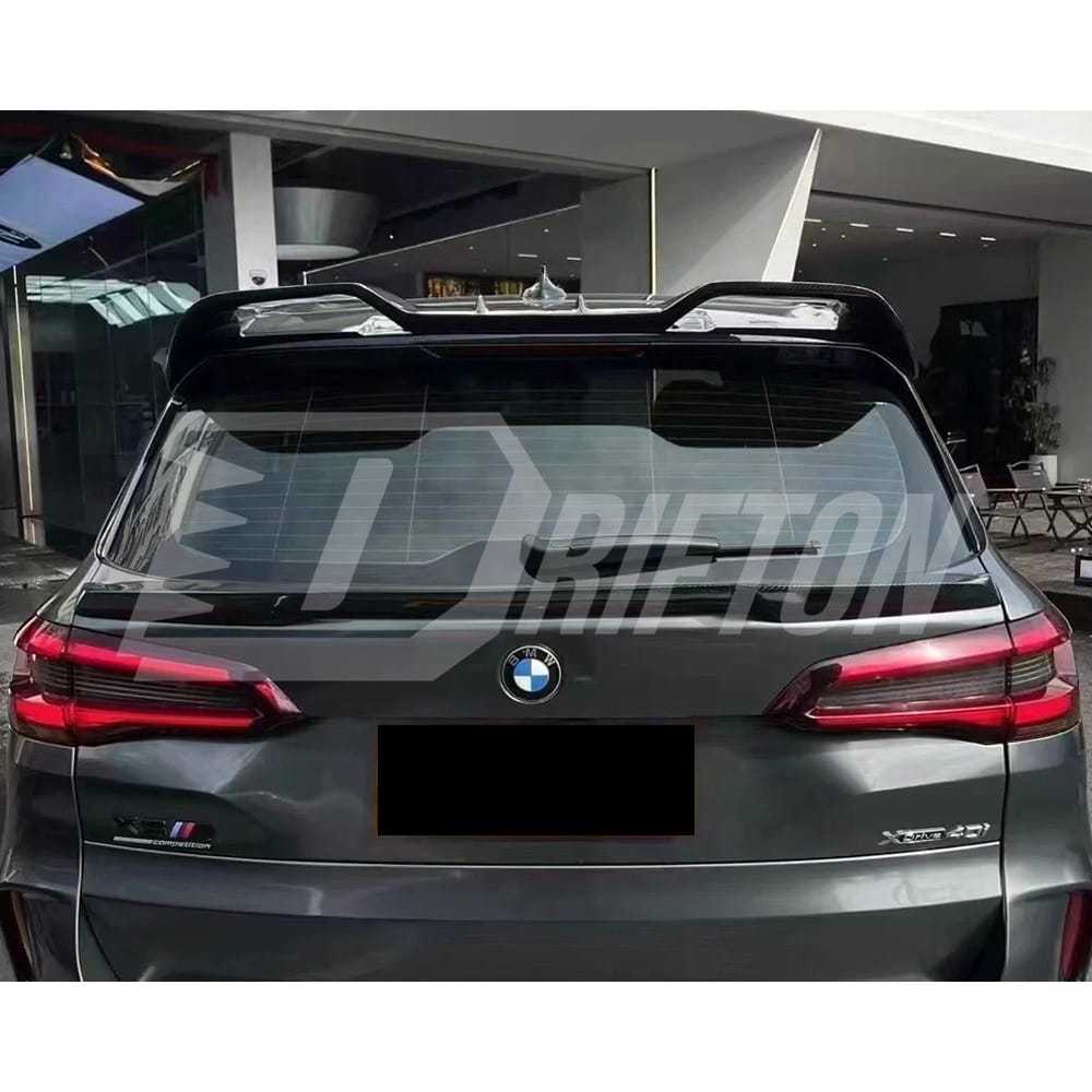 LD Style Carbon Fiber Roof Spoiler For BMW F95 X5M 2019-2023