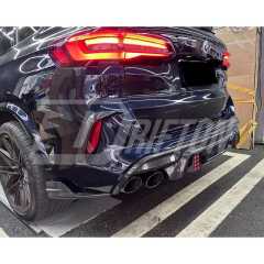 LD Style Carbon Fiber Rear Diffuser For BMW F95 X5M 2019-2023