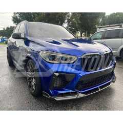 LD Style Carbon Fiber Front Lip For BMW F95 X5M 2019-2023