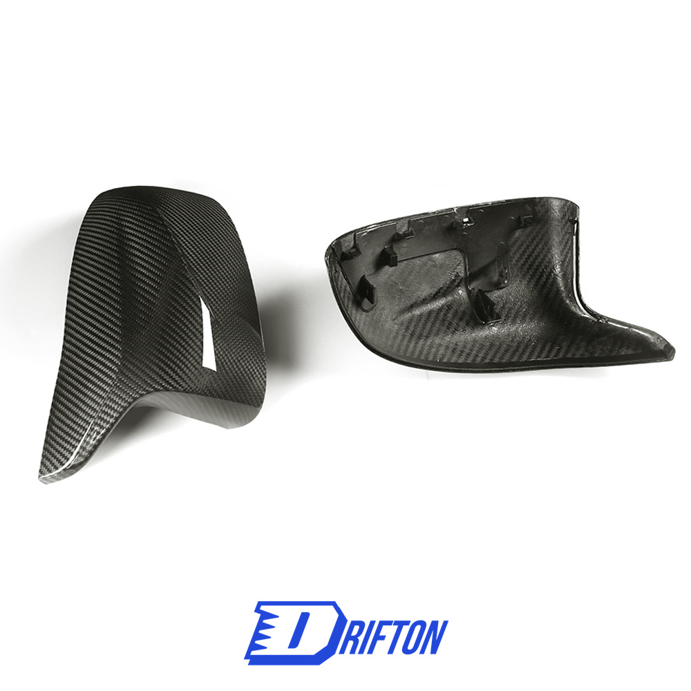 Dry Carbon Fiber Replacement Side Mirror Cover For BMW F96 X6M 2019-2023