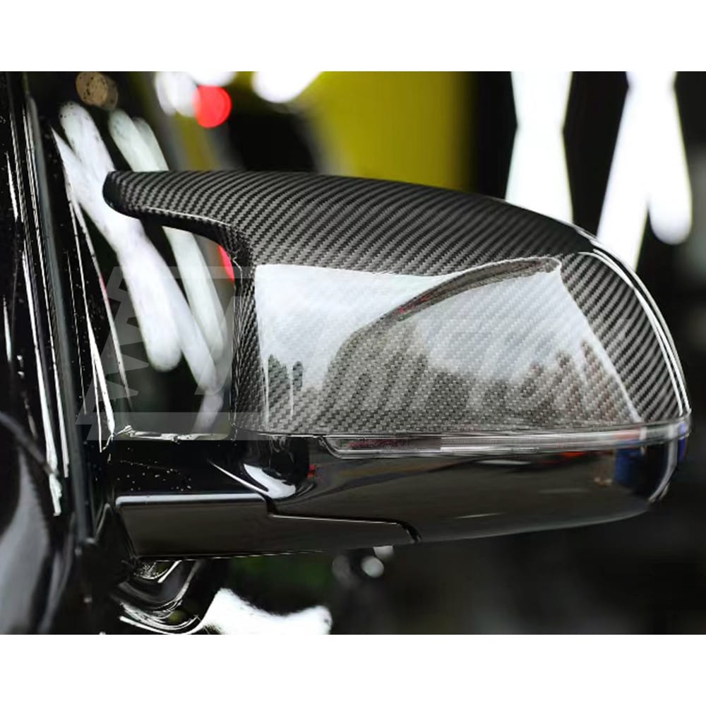 Dry Carbon Fiber Replacement Side Mirror Cover For BMW F96 X6M 2019-2023