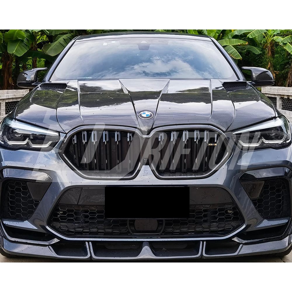 LD Style Carbon Fiber Hood For BMW F96 X6M 2019-2023