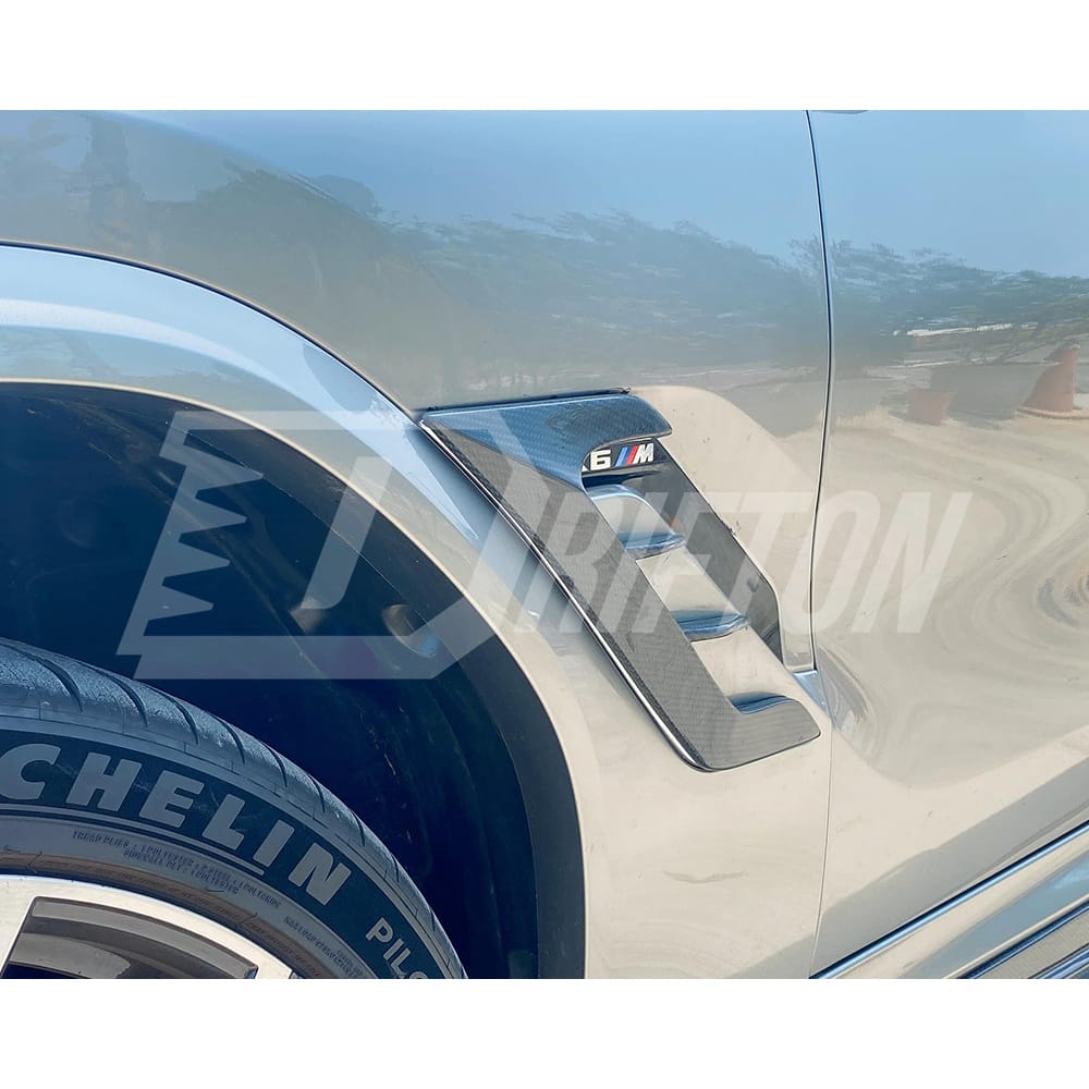 LD Style Carbon Fiber Roof Spoiler For BMW F96 X6M 2019-2023