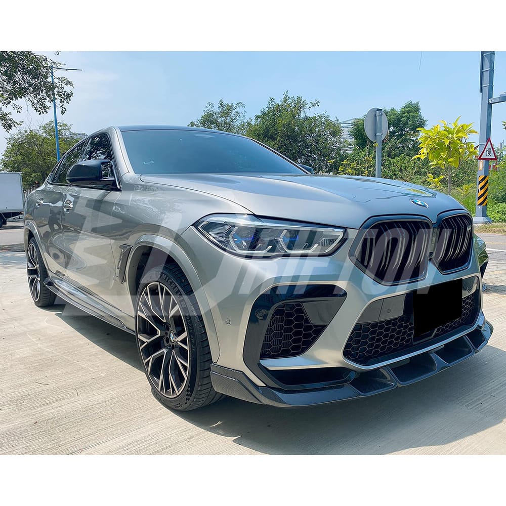 LD Style Carbon Fiber Roof Spoiler For BMW F96 X6M 2019-2023