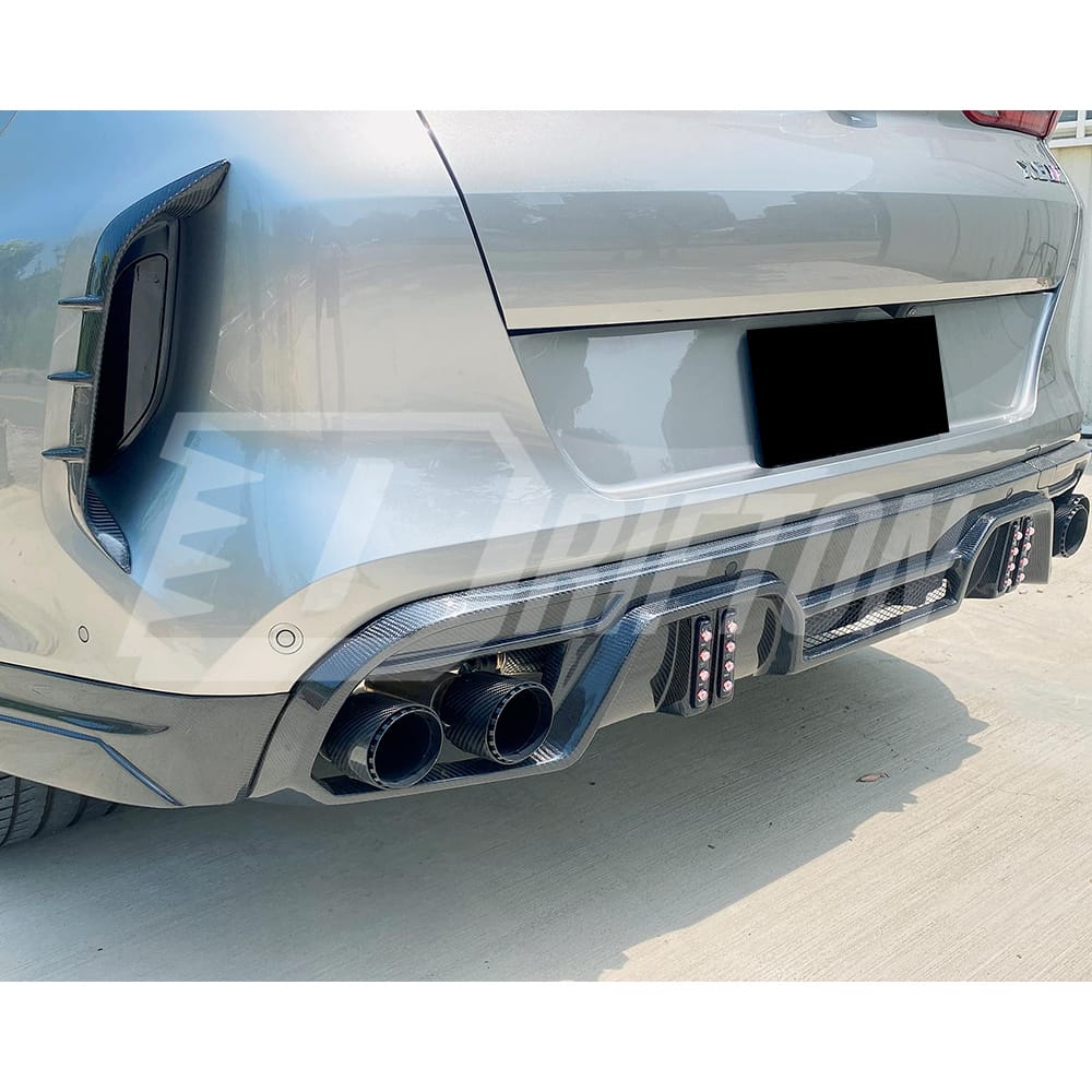 LD Style Carbon Fiber Roof Spoiler For BMW F96 X6M 2019-2023