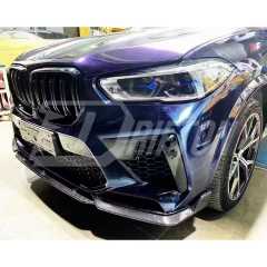 MT Style Carbon Fiber Front Lip For BMW F95 X5M 2019-2023
