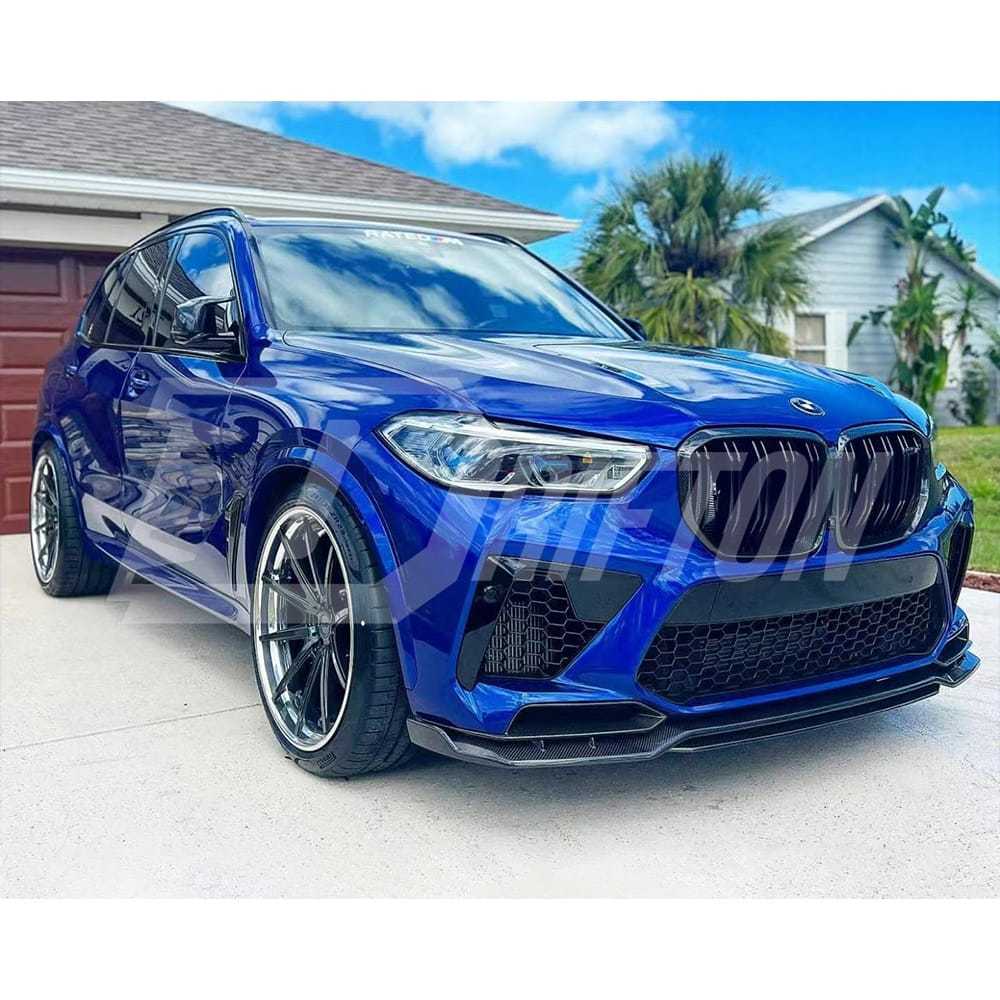 Manhart Style Dry Carbon Fiber Front Lip For BMW F95 X5M 2019-2023